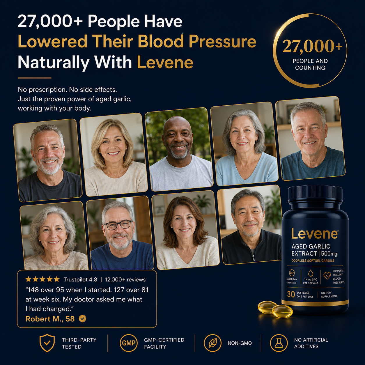 Aged Garlic Extract | Supports Natural Blood Pressure